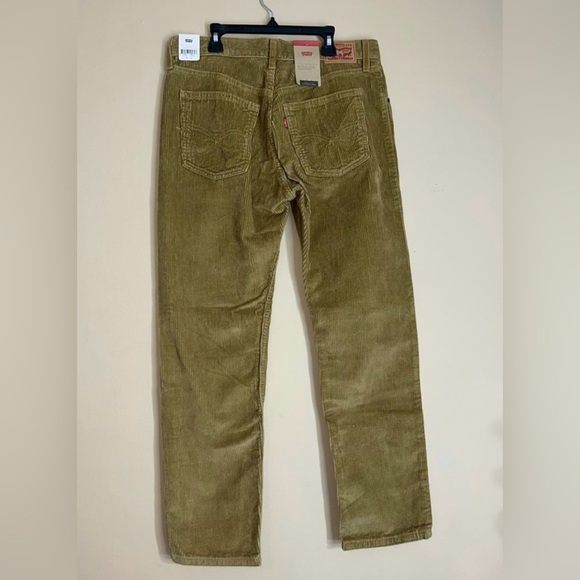 Levi’s NWT corduroy tan straight pants size 30x30 - Picture 2 of 5
